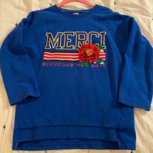 Justice Merci Sweatshirt ❤️💙